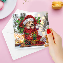 Load image into Gallery viewer, 6/9/12Pcs/Set Christmas-Diamond Greeting Cards
