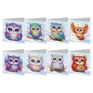 6/9/12Pcs/Set Christmas-Diamond Greeting Cards