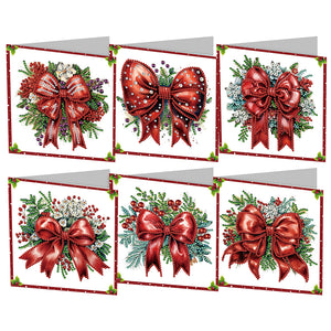 6/9/12Pcs/Set Christmas-Diamond Greeting Cards