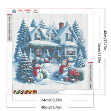 Load image into Gallery viewer, Christmas Tree-Full Round Diamond Painting-40x40cm
