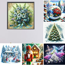 Load image into Gallery viewer, Christmas Tree-Full Round Diamond Painting-40x40cm
