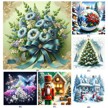 Load image into Gallery viewer, Christmas Tree-Full Round Diamond Painting-40x40cm
