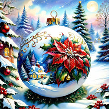 Load image into Gallery viewer, Christmas Tree-Full Round Diamond Painting-40x40cm
