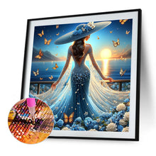 Load image into Gallery viewer, Fantasy Woman-Full Round Diamond Painting-40x40cm
