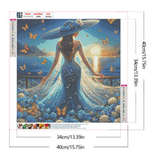 Load image into Gallery viewer, Fantasy Woman-Full Round Diamond Painting-40x40cm
