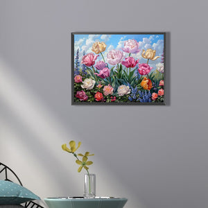 Tulip-Full Square Diamond Painting-40x30cm