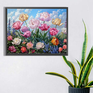 Tulip-Full Square Diamond Painting-40x30cm