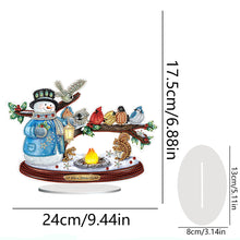 Load image into Gallery viewer, Christmas-Single Side Drill-Acrylic Diamond Desktop Ornament
