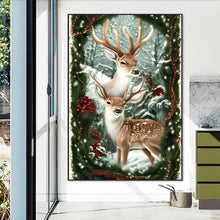 Load image into Gallery viewer, Deer-Full Round Diamond Painting-50x70cm-Large Size
