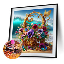 Load image into Gallery viewer, Gorgeous Flower Baskets-Full Round Diamond Painting-30x30cm
