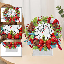 Load image into Gallery viewer, Christmas-Acrylic Diamond Clock Pendant
