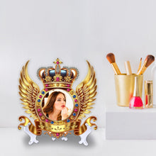 Load image into Gallery viewer, Angel Wings-Diamond Compact Makeup Mirror
