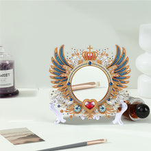 Load image into Gallery viewer, Angel Wings-Diamond Compact Makeup Mirror
