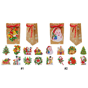 8Pcs/Set Christmas-Diamond Painting Gift Bags