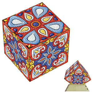 Christmas Mandala-Diamond Combination Magic Cube Ornaments