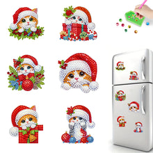 Load image into Gallery viewer, 6Pcs/Set Christmas-Diamond Painting Magnet Refrigerator
