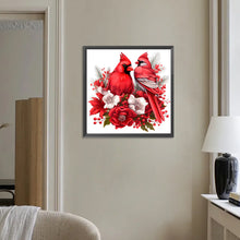 Load image into Gallery viewer, Butterfly Flower Clusters-Full Round Diamond Painting-30x30cm
