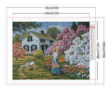 Load image into Gallery viewer, Villa-Full Square Diamond Painting-60x45cm-Large Size
