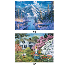 Load image into Gallery viewer, Villa-Full Square Diamond Painting-60x45cm-Large Size
