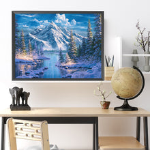 Load image into Gallery viewer, Villa-Full Square Diamond Painting-60x45cm-Large Size
