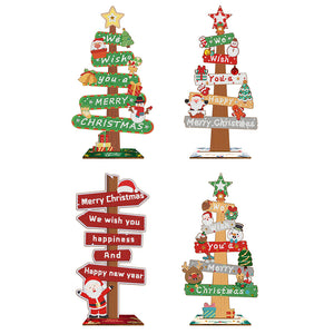 Christmas-Wooden Sign Diamond Painting Desktop