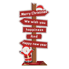 Load image into Gallery viewer, Christmas-Wooden Sign Diamond Painting Desktop
