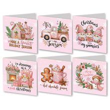 Load image into Gallery viewer, 2/6/12Pcs/Set Christmas-Diamond Greeting Cards
