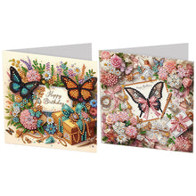 Load image into Gallery viewer, 2/6/12Pcs/Set Christmas-Diamond Greeting Cards
