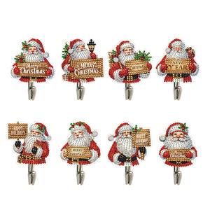 Christmas-Diamond Art Craft Wall Hooks