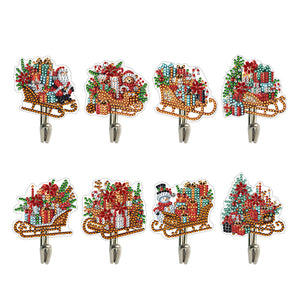 Christmas-Diamond Art Craft Wall Hooks