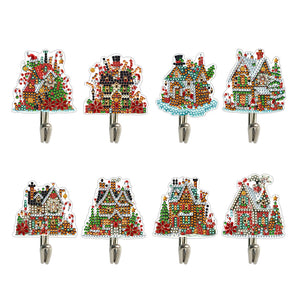 Christmas-Diamond Art Craft Wall Hooks