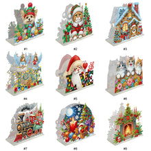 Load image into Gallery viewer, Christmas-Double Sided Drill-Acrylic Towel Storage Rack
