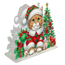 Load image into Gallery viewer, Christmas-Double Sided Drill-Acrylic Towel Storage Rack
