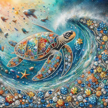 Load image into Gallery viewer, Sea Turtle-Partial Special Diamond Painting-40x40cm
