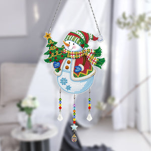 Christmas-SunCatcher Window Hanging Diamond Wind Chimes