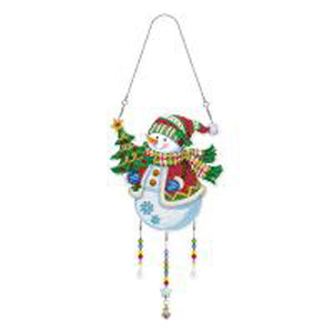 Christmas-SunCatcher Window Hanging Diamond Wind Chimes