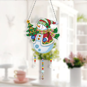 Christmas-SunCatcher Window Hanging Diamond Wind Chimes