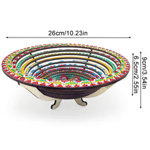 Load image into Gallery viewer, Wooden Mandala Diamond Painting Dinning Table Tray
