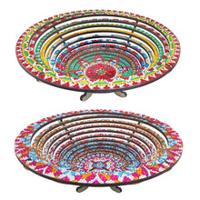 Load image into Gallery viewer, Wooden Mandala Diamond Painting Dinning Table Tray
