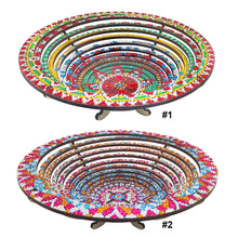 Load image into Gallery viewer, Wooden Mandala Diamond Painting Dinning Table Tray
