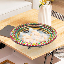 Load image into Gallery viewer, Wooden Mandala Diamond Painting Dinning Table Tray
