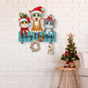 Christmas-Diamond Art Craft Wall Hooks