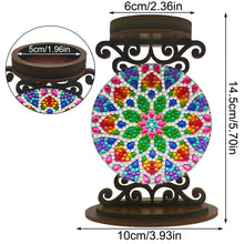 Load image into Gallery viewer, Mandala-Diamond Candle Holder-Diamond Desktop Ornament
