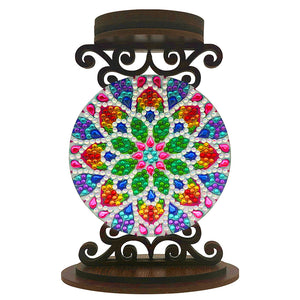 Mandala-Diamond Candle Holder-Diamond Desktop Ornament