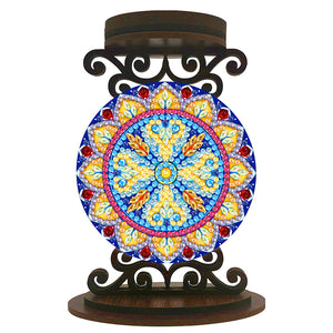 Mandala-Diamond Candle Holder-Diamond Desktop Ornament