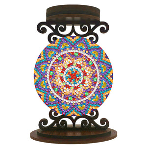 Mandala-Diamond Candle Holder-Diamond Desktop Ornament