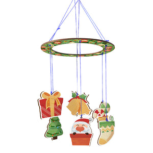 Christmas-SunCatcher Window Hanging Diamond Wind Chimes