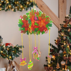 Christmas-SunCatcher Window Hanging Diamond Wind Chimes