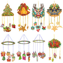 Load image into Gallery viewer, Christmas-SunCatcher Window Hanging Diamond Wind Chimes
