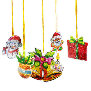 Christmas-SunCatcher Window Hanging Diamond Wind Chimes